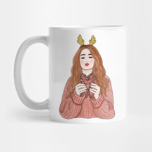 Reindeer girl Mug